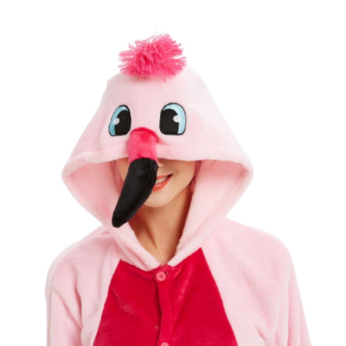 Pink Flamingo Adult Onesie