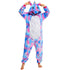 Purple Unicorn with Sparkling Stars Adult Onesie