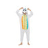 White Unicorn With Rainbow Wings Adult Onesie