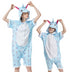 Blue Star Unicorn Adult Summer Onesie