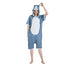 Grey Husky Dog Adult Summer Onesie