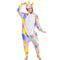 Rainbow Circles Unicorn Adult Onesie