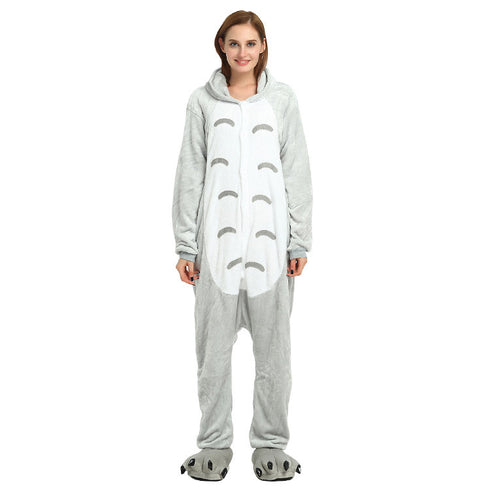 Grey Totoro Adult Onesie